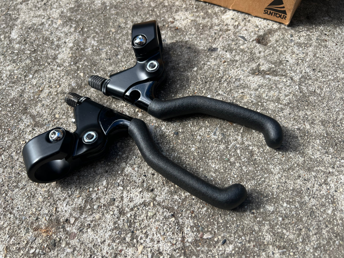 NOS Suntour XC PRO Comp Cantilever MTB Black Brake Levers