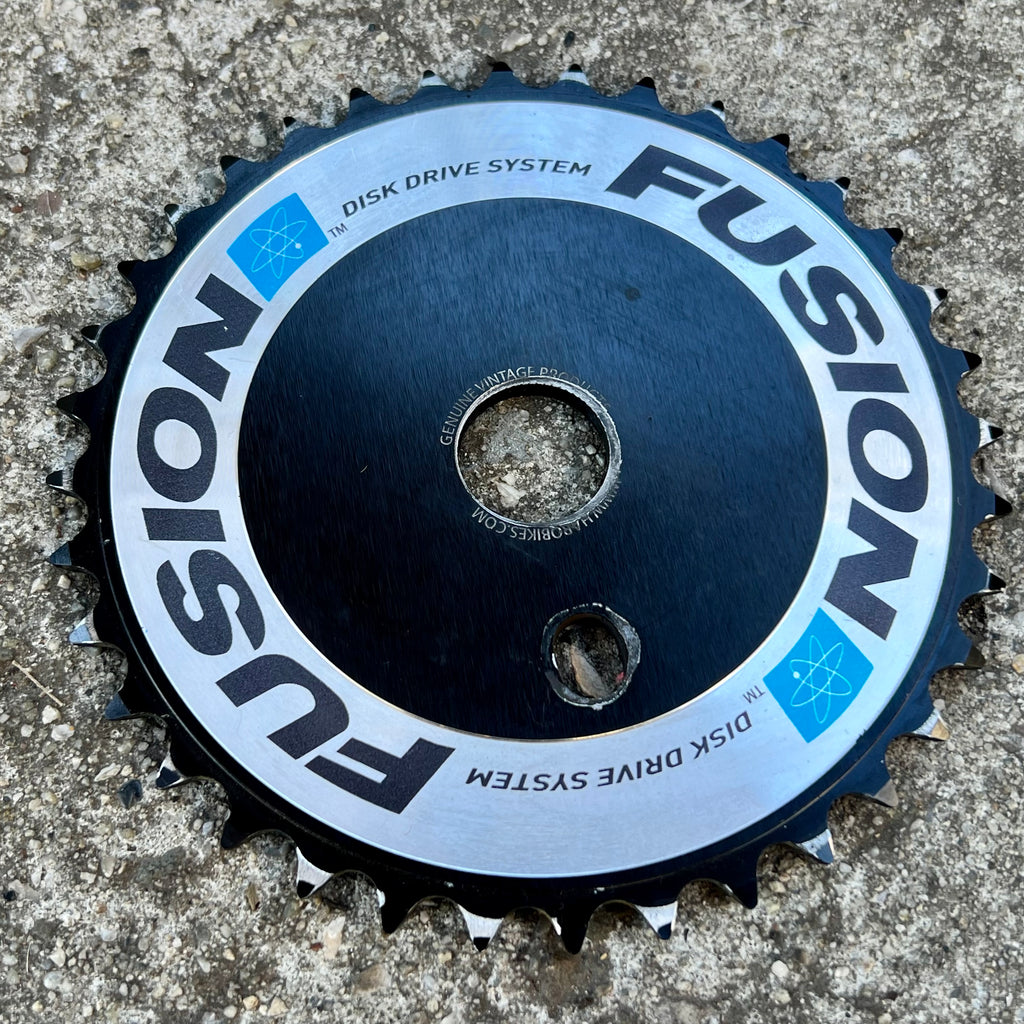 Haro Fusion Disk Drive System 36T BMX Chainring Sprocket Black Silver