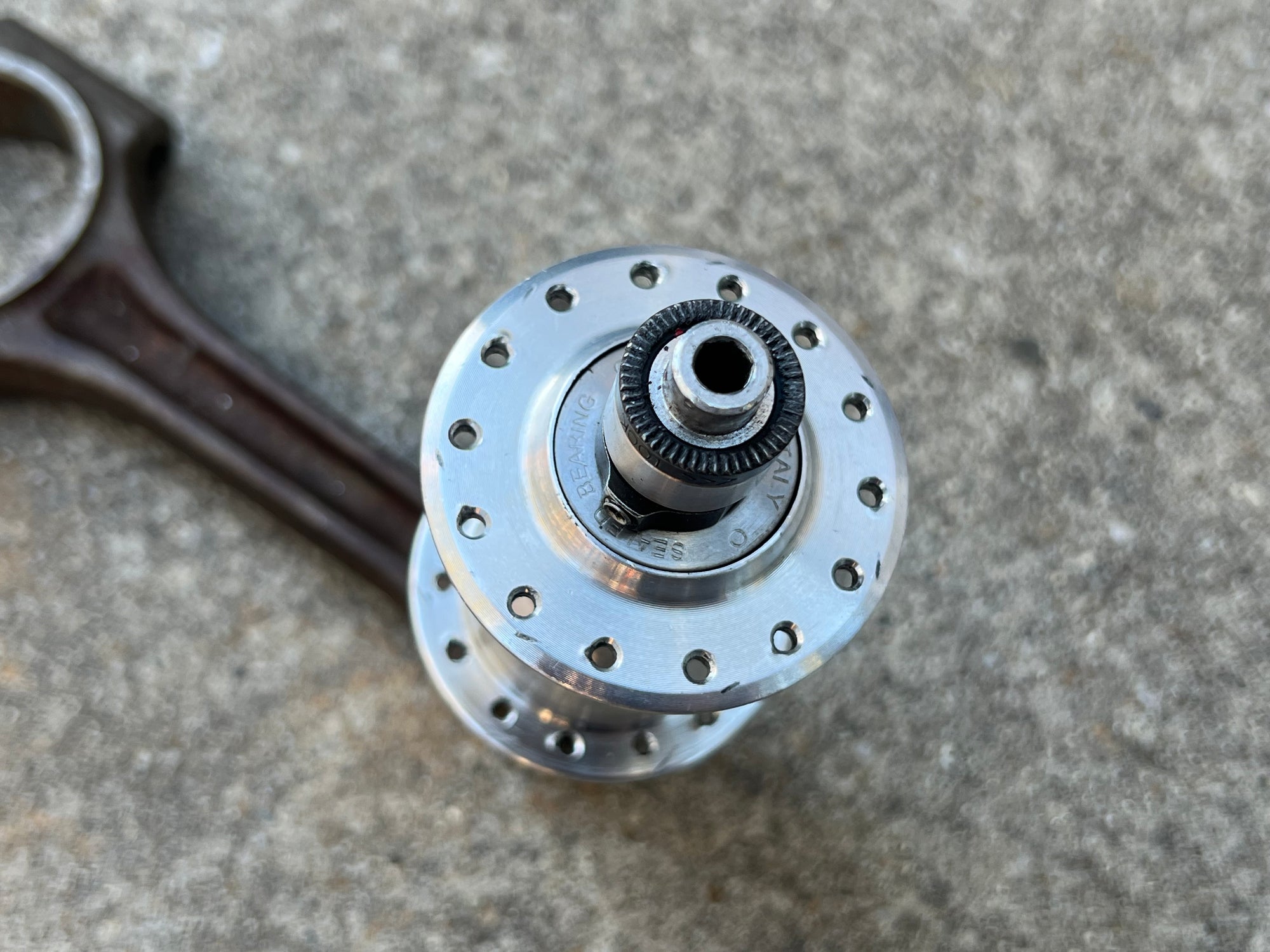 Used Please Read Bianchi Miche Campagnolo Rear Hub 130mm 28H 9 Speed Exa Drive Vintage Road-Bicycle Bin