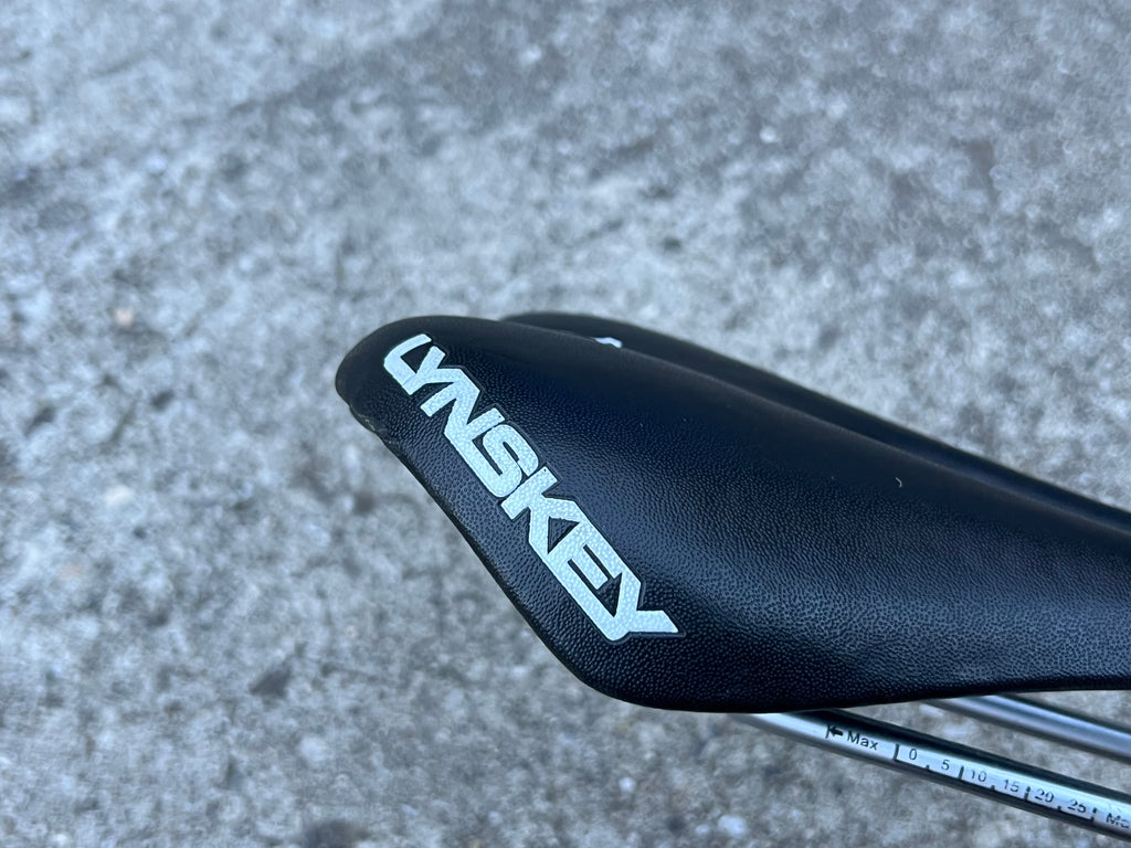 Lynskey Sport Saddle Road Bike Racing Cycling Black Cr-Mo Rails 270x125mm