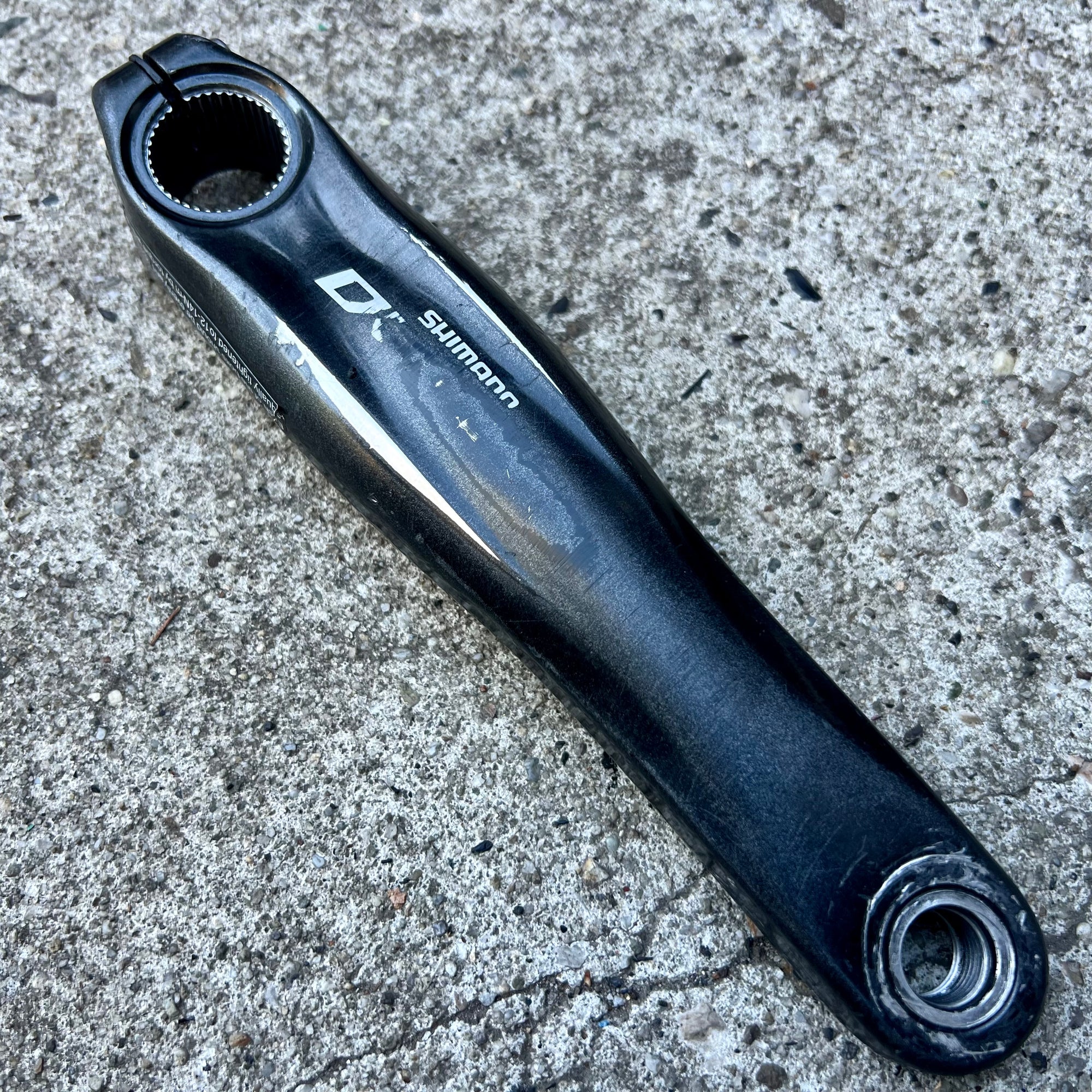 Shimano Deore FC-M590 175mm Non Drive Side Black 24mm MTB Crank Arm