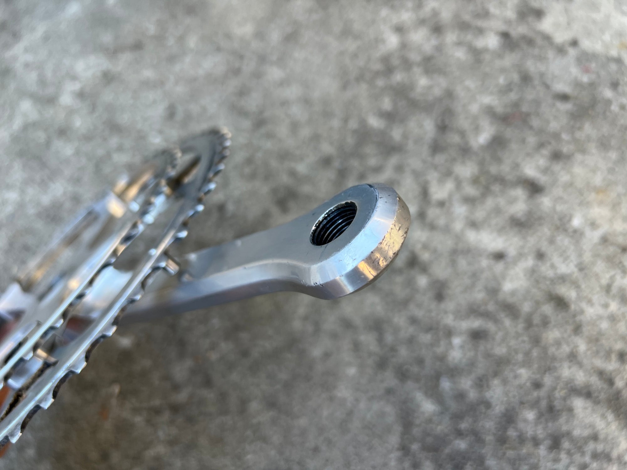 Campagnolo Record 170mm 53/42T 144 BCD Strada Crankset Double Vintage Road Campy