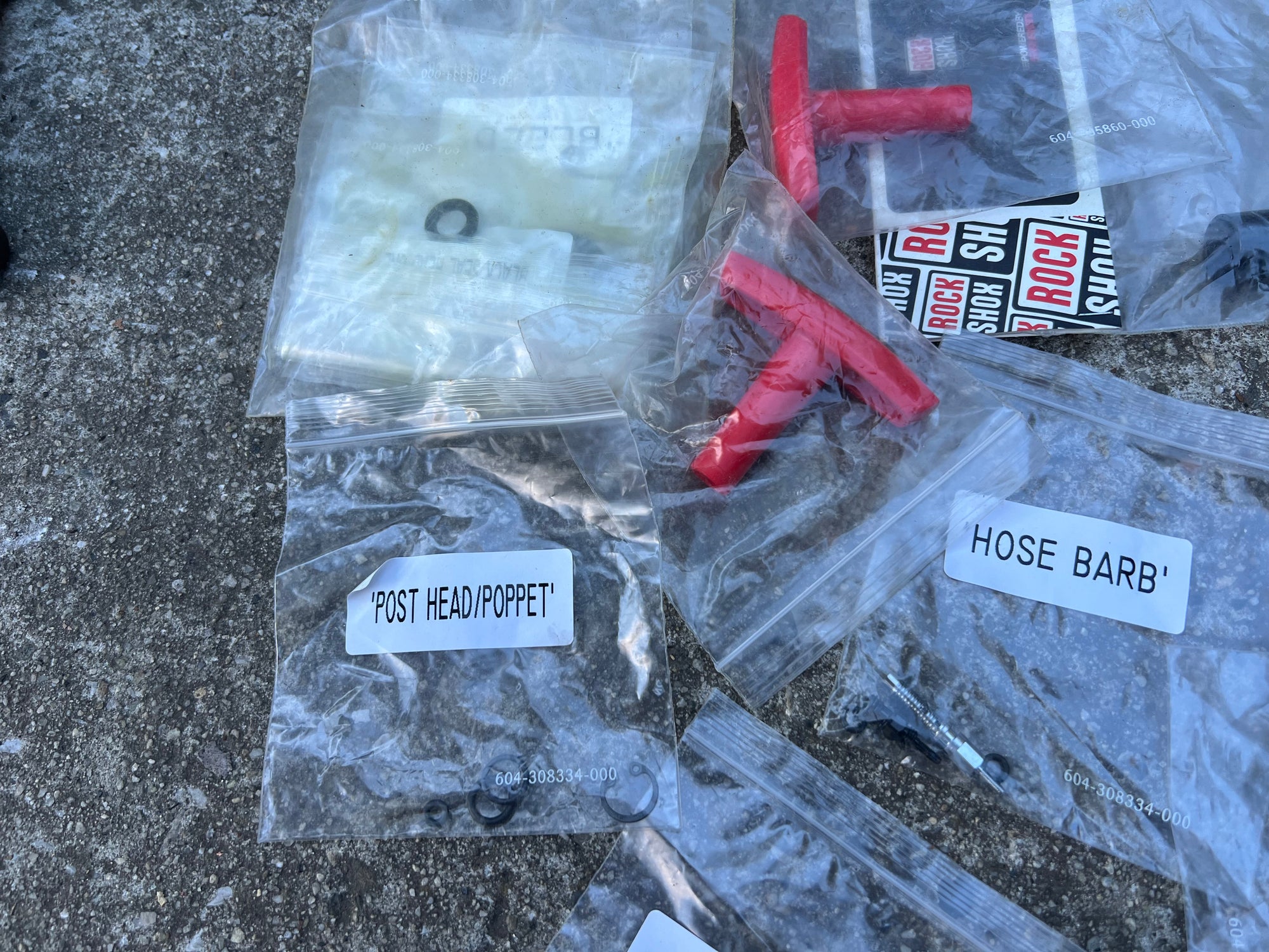 BIG RockShox Reverb Dropper Post Parts Lot Hydraulic Rebuild Service Kit