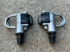 Used Campagnolo Centaur Pro Fit Clipless Pedals Road Bike Gray Vintage-Bicycle Bin