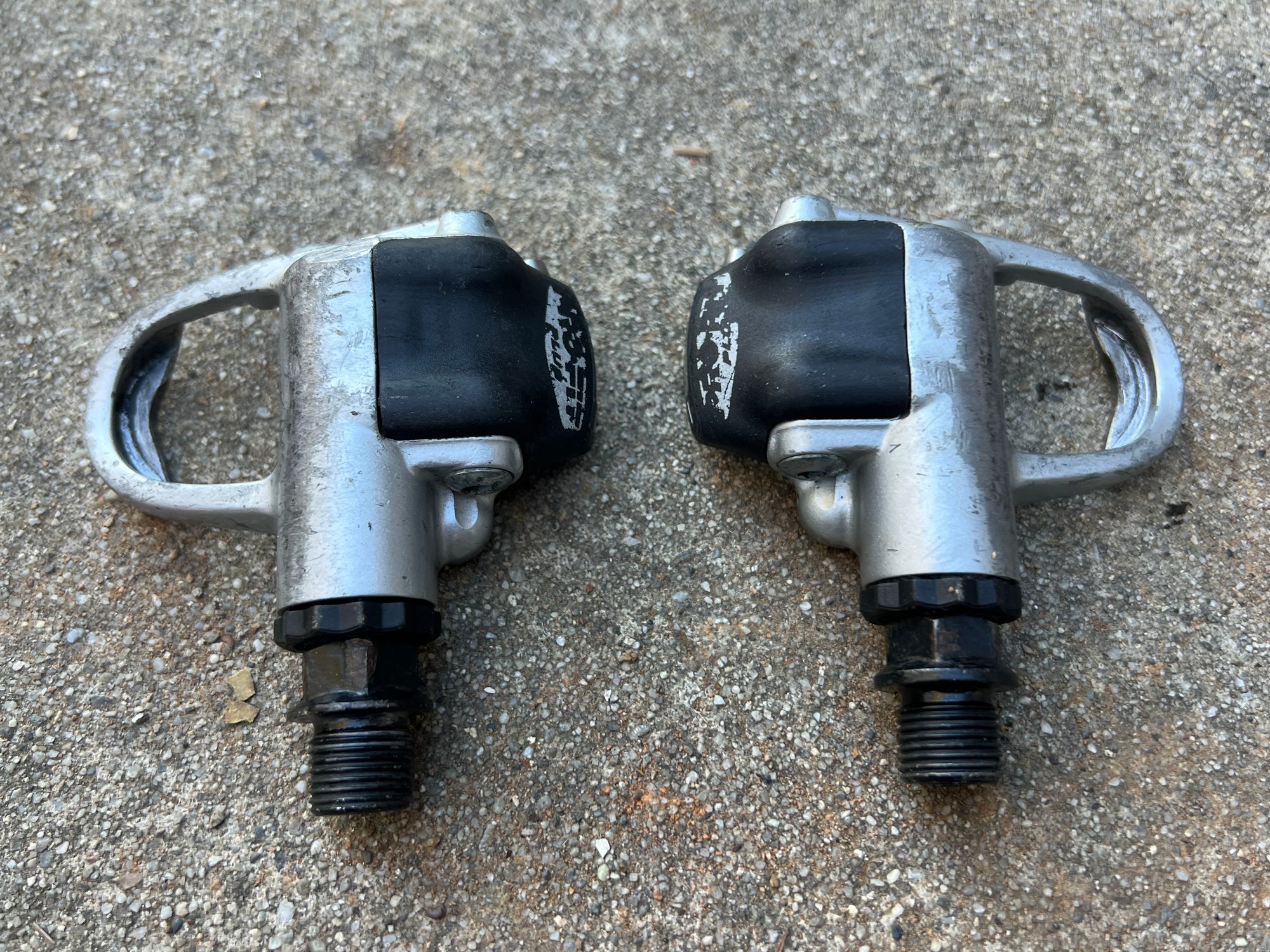 Campagnolo Centaur Pro Fit Clipless Pedals Road Bike Gray Vintage