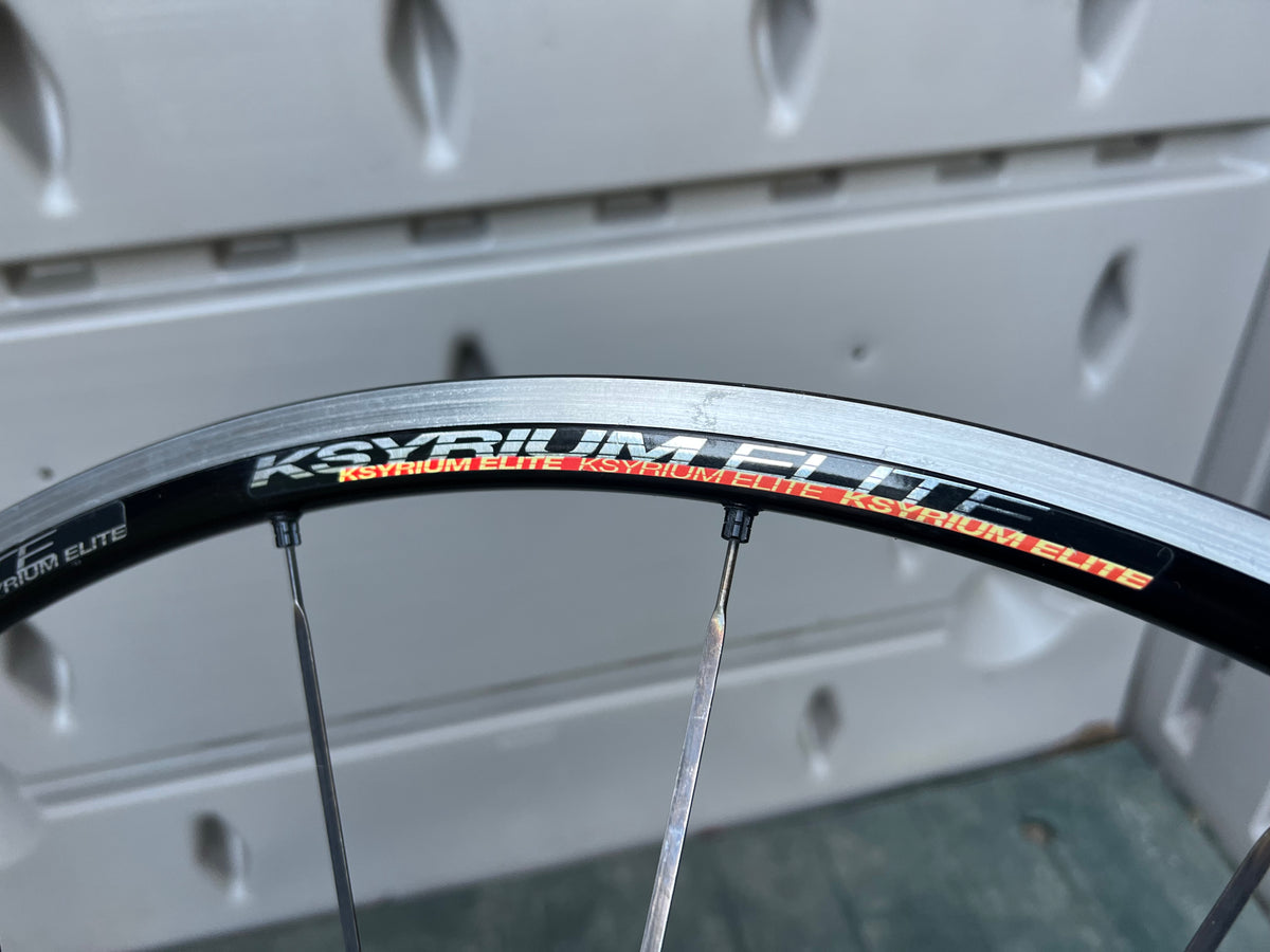 Mavic Ksyrium Elite 700c Clincher 8/9/10/11 Speed Shimano Black Road Wheelset Wheels