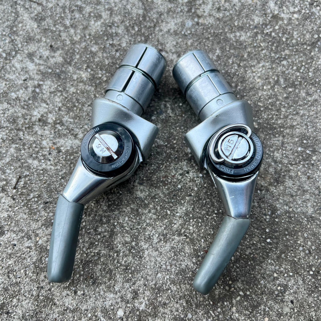 Shimano Dura Ace SL-BS77 2/3x9 Speed Bar End Shifters Touring Road Bike Vintage Friction Index