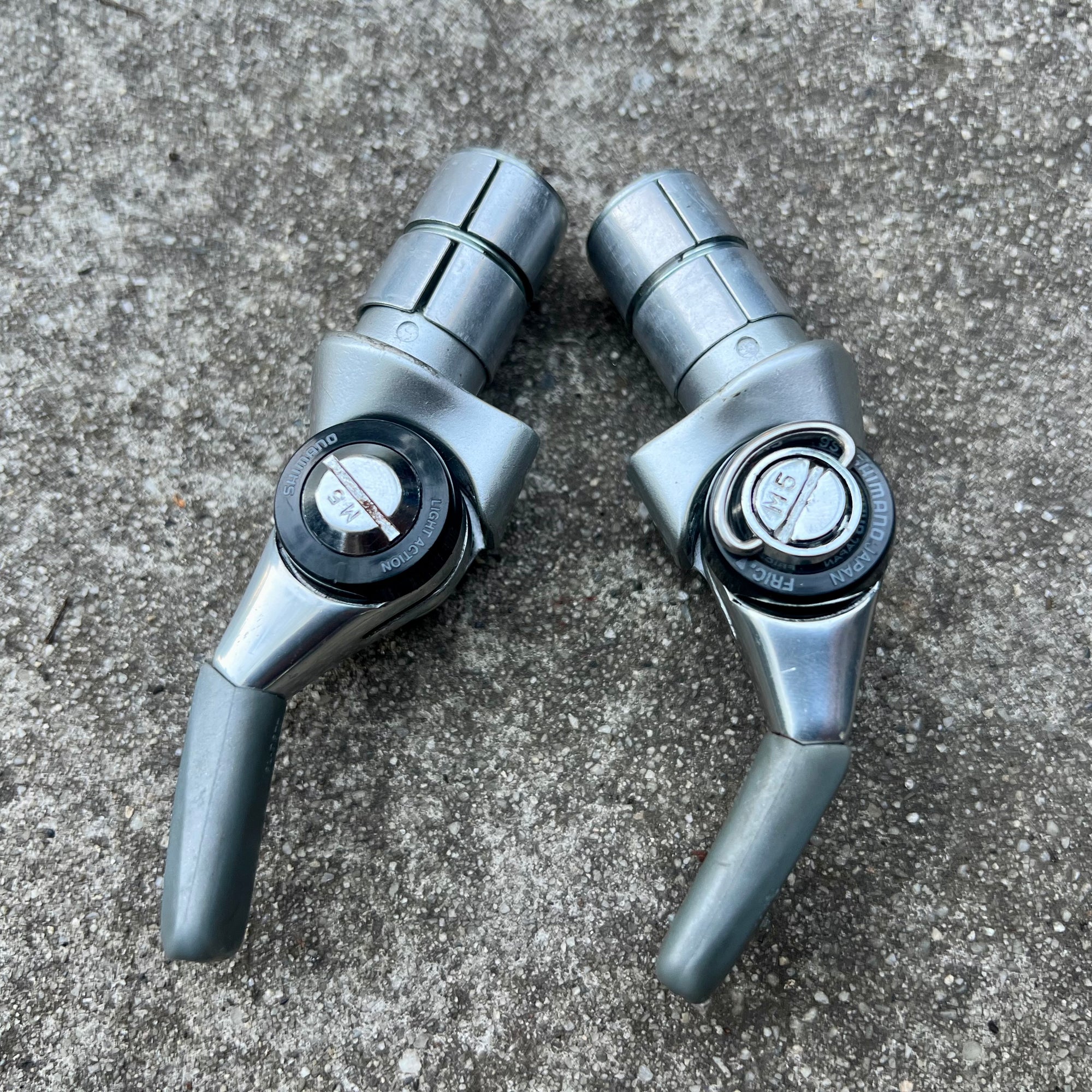 Shimano Dura Ace SL-BS77 2/3x9 Speed Bar End Shifters Touring Road Bike Vintage Friction Index