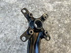 Truvativ Holzfeller ISIS 170mm 104/64 BCD Downhill MTB Double Triple Black Crankset