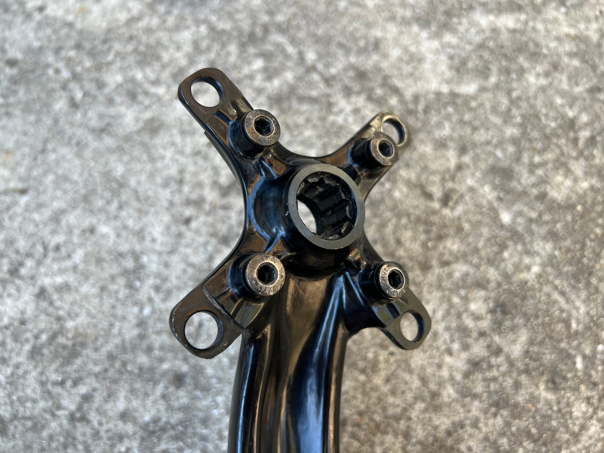 Truvativ Holzfeller ISIS 170mm 104/64 BCD Downhill MTB Double Triple Black Crankset