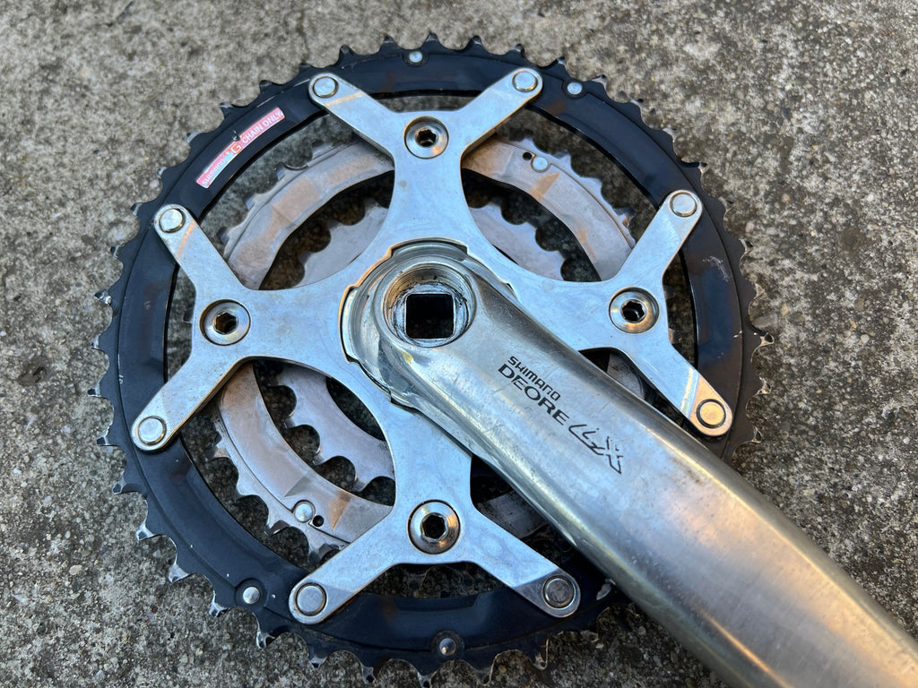 Shimano Deore LX FC-M569 175mm 42-32-22 Triple Square Taper Crankset