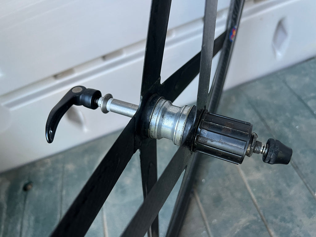 Spinergy REV X 700c Carbon 4 Spoke 8 Speed Clincher Vintage Road Rear Wheel
