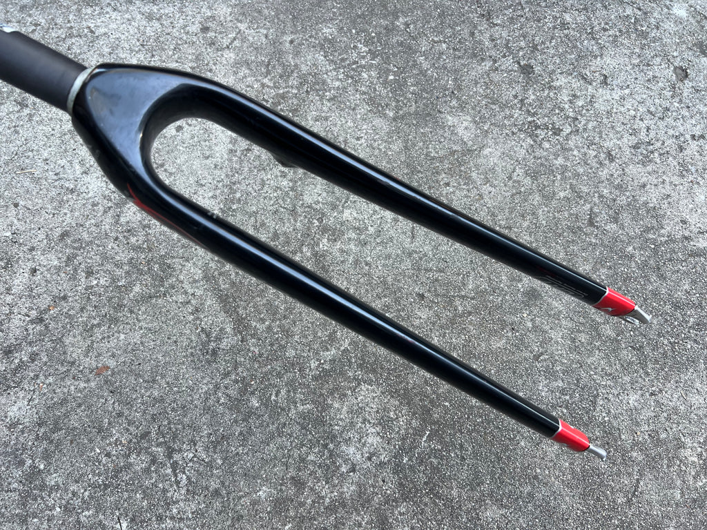 Alpha Q CX 20 Nano 700c Carbon Gravel Fork Canti V Brake Black 1 1/8”x 8.25” Steerer CRT Cyclocross