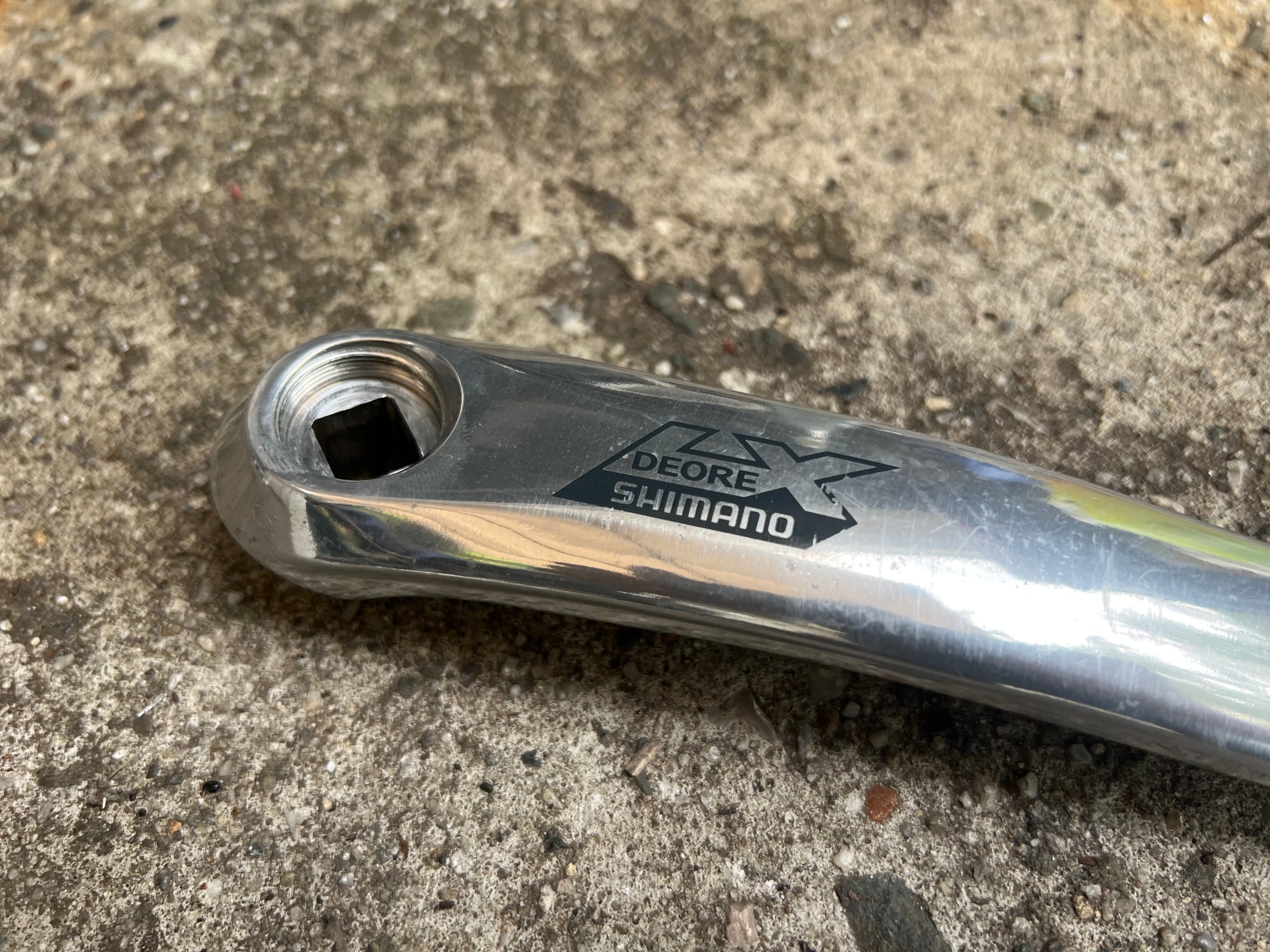 Shimano Deore LX FC-M570 5 Bolt 175mm Crankset Vintage MTB 9 Speed Triple 22/32/44