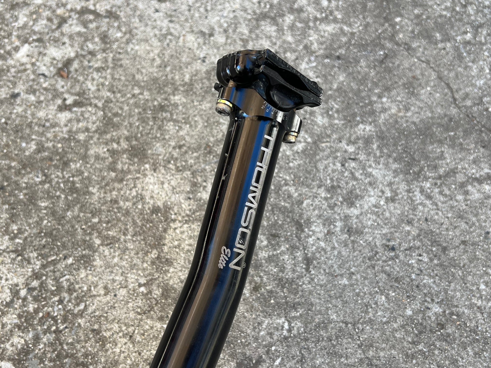Thomson E127 30.9x410mm Seatpost Black MTB Mountain Bike Setback Uncut