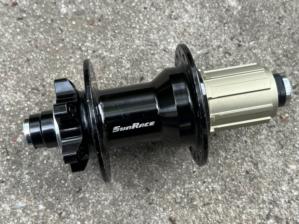 Sunrace Rear Hub 12x142mm 32H  8/9/10 Speed Shimano 6 Bolt Disc Mountain Bike Black