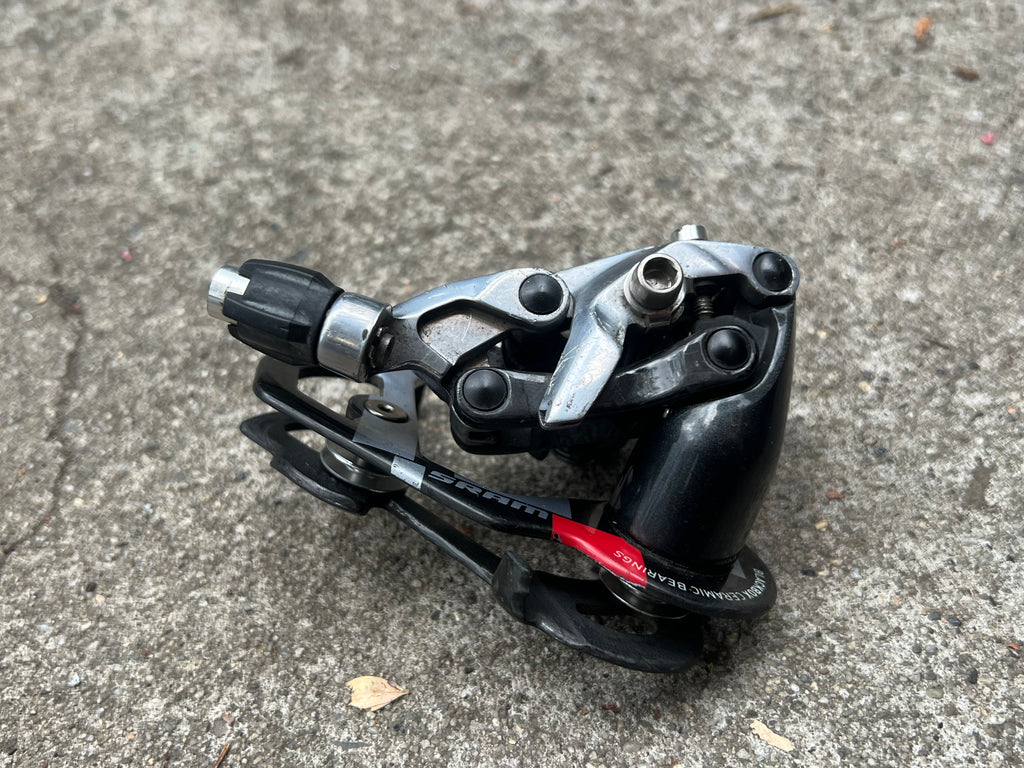NO PULLEYS SRAM RED 10 Speed Short Cage Rear Derailleur Road Bike