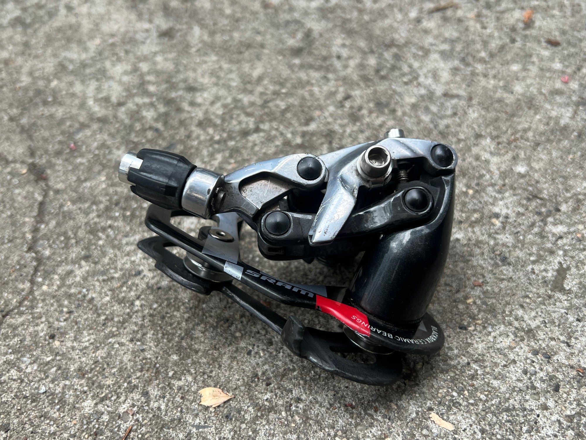 NO PULLEYS SRAM RED 10 Speed Short Cage Rear Derailleur Road Bike