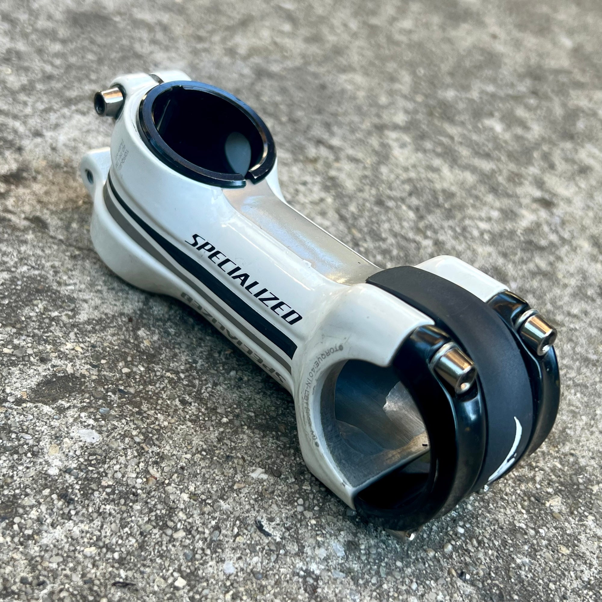Specialized 90mm 1 1/8” Threadless Stem 31.8mm White MTB Comp Multi +16° -8