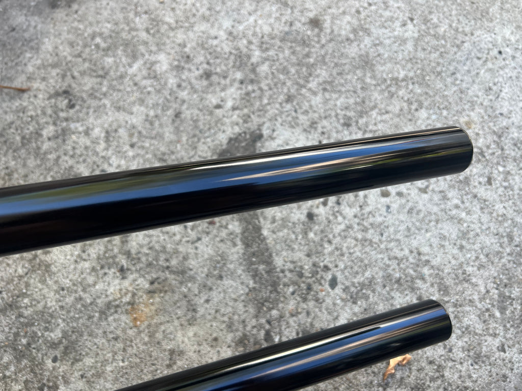 FOX 34 Float Elite 130mm 29er Uppers Stanchions Black 7” Long Tapered Steerer MTB