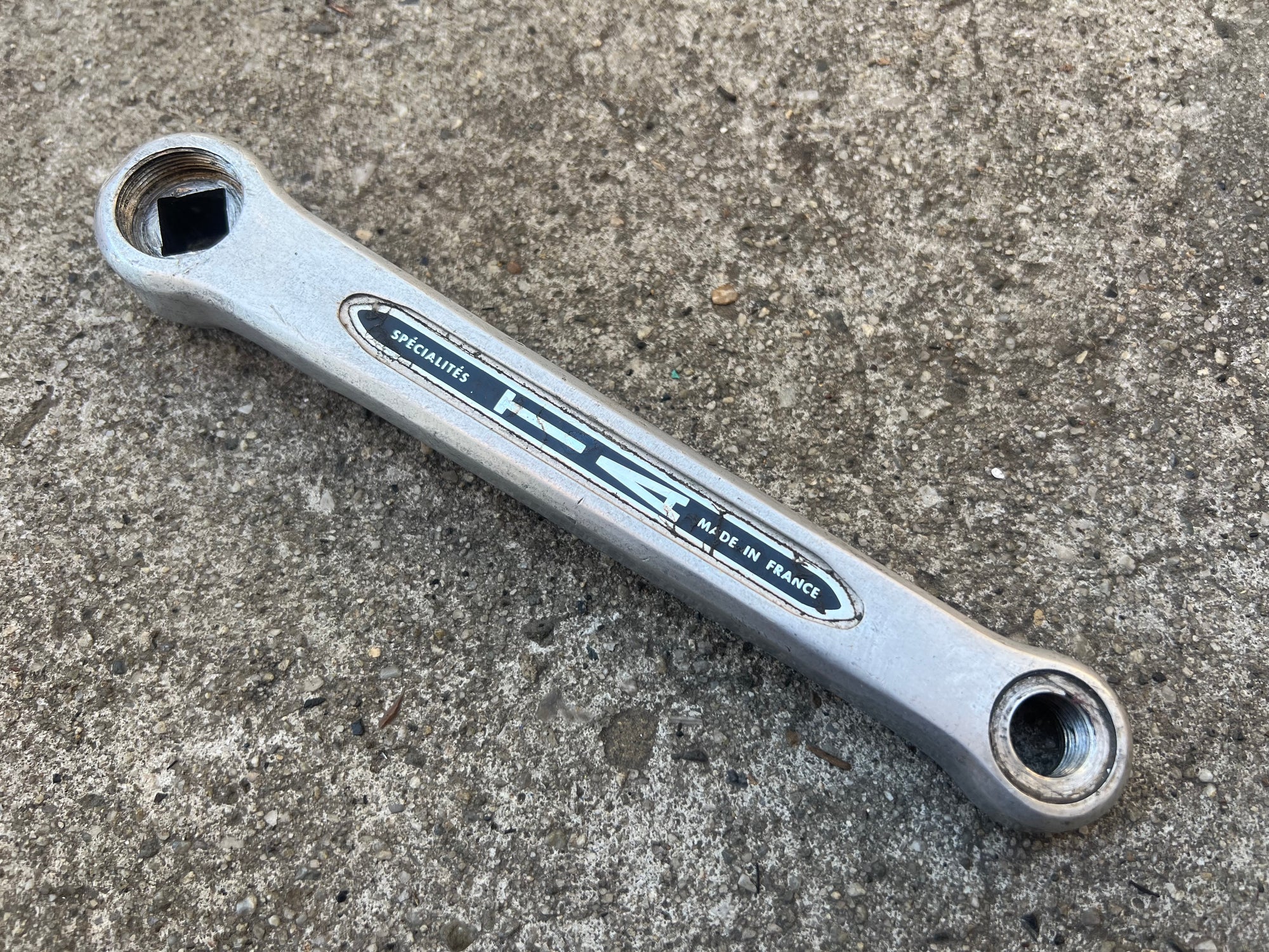TA Specialites Triple 170mm 26-36-46 Touring Vintage Black Logo Crankset