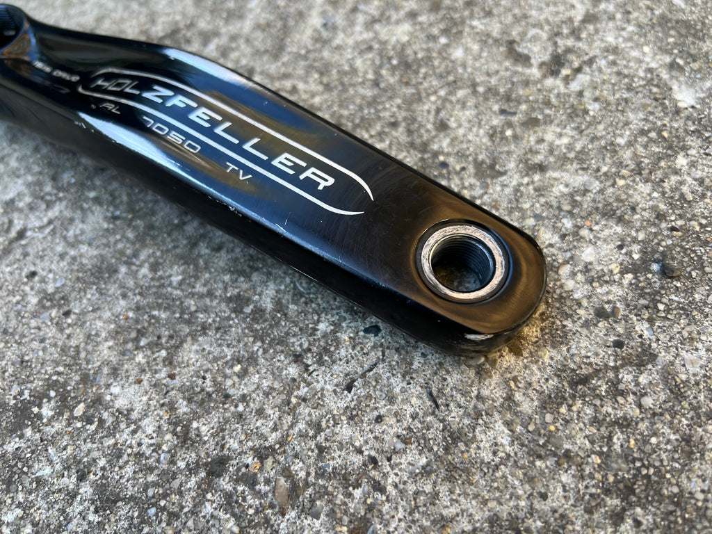 Truvativ Holzfeller ISIS 170mm 104/64 BCD Downhill MTB Double Triple Black Crankset