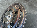 NICE Suntour XC Comp 175mm 26-38-48 Triple Vintage MTB Crankset Silver