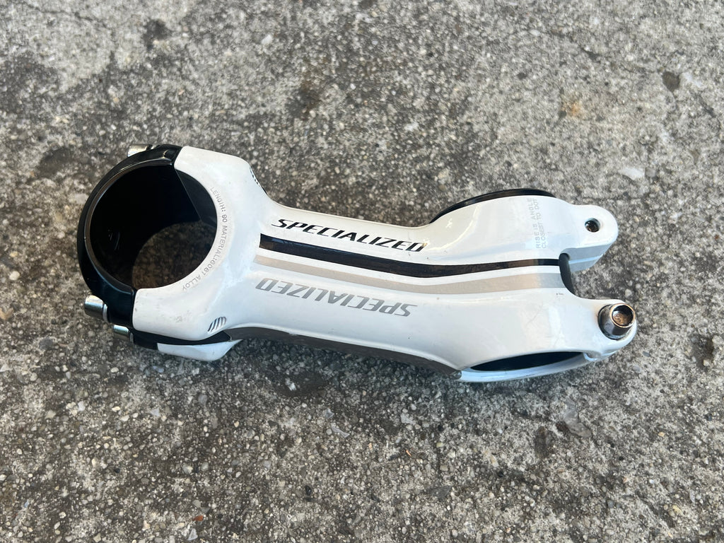 Specialized 90mm 1 1/8” Threadless Stem 31.8mm White MTB Comp Multi +16° -8
