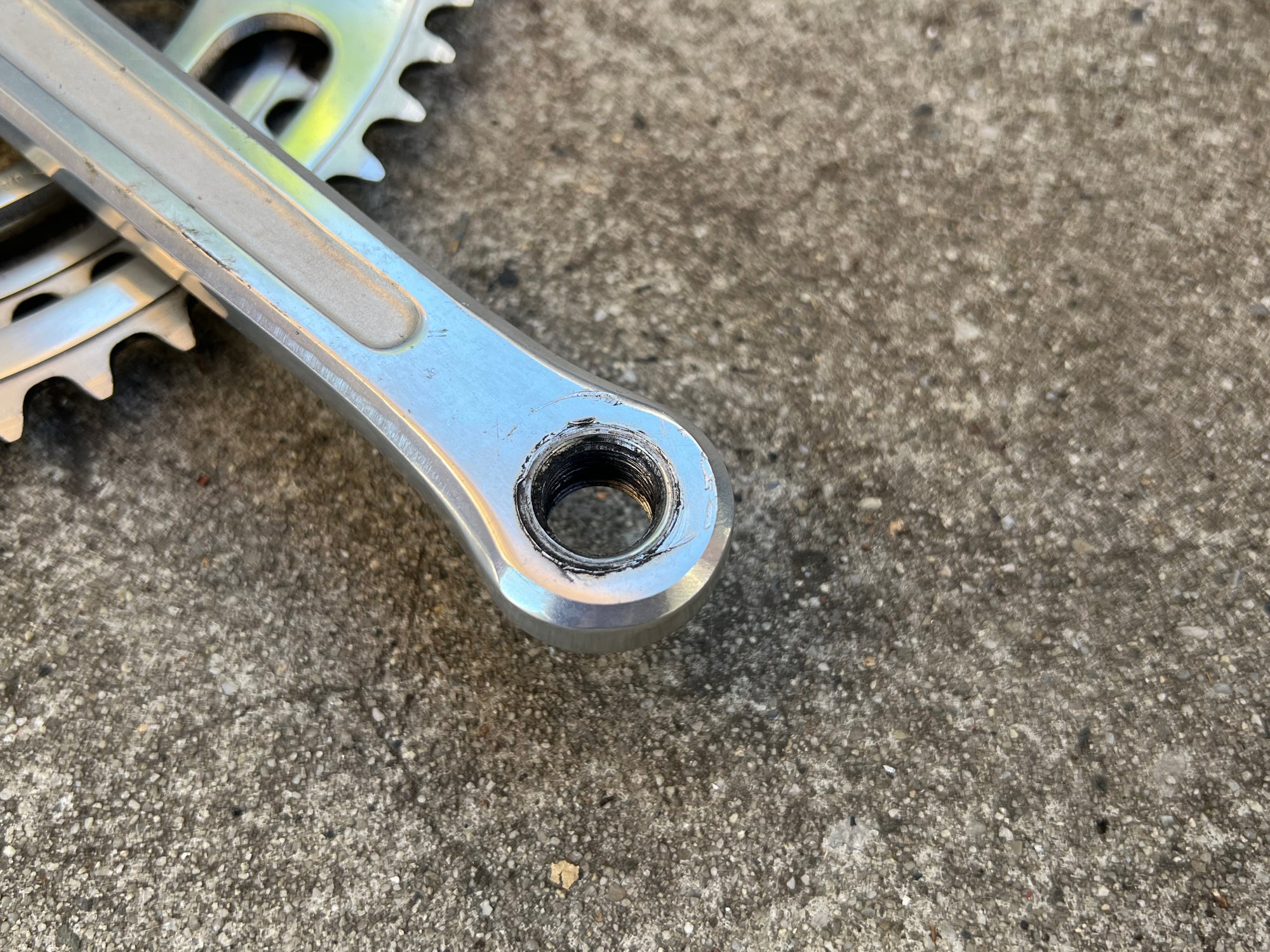 Sugino Mighty Competition Drive Side Crank Arm 171mm 42/52T 144BCD Road