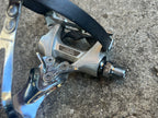 Shimano 600 PD-6207 Toe Clip Pedals Vintage Road Bike Touring Size M Retro
