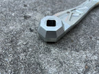 AC Adventure Components Non Drive Side Crank Arm 175mm Silver Forged Vintage MTB