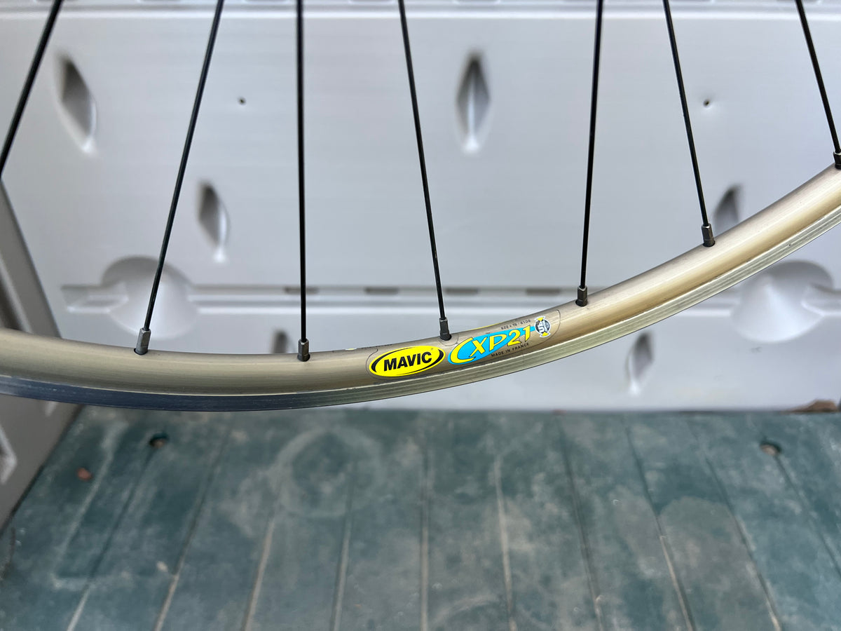 Shimano Ultegra 6500 Mavic CXP21 700c Gold 100/130 Clincher Wheelset Wheels