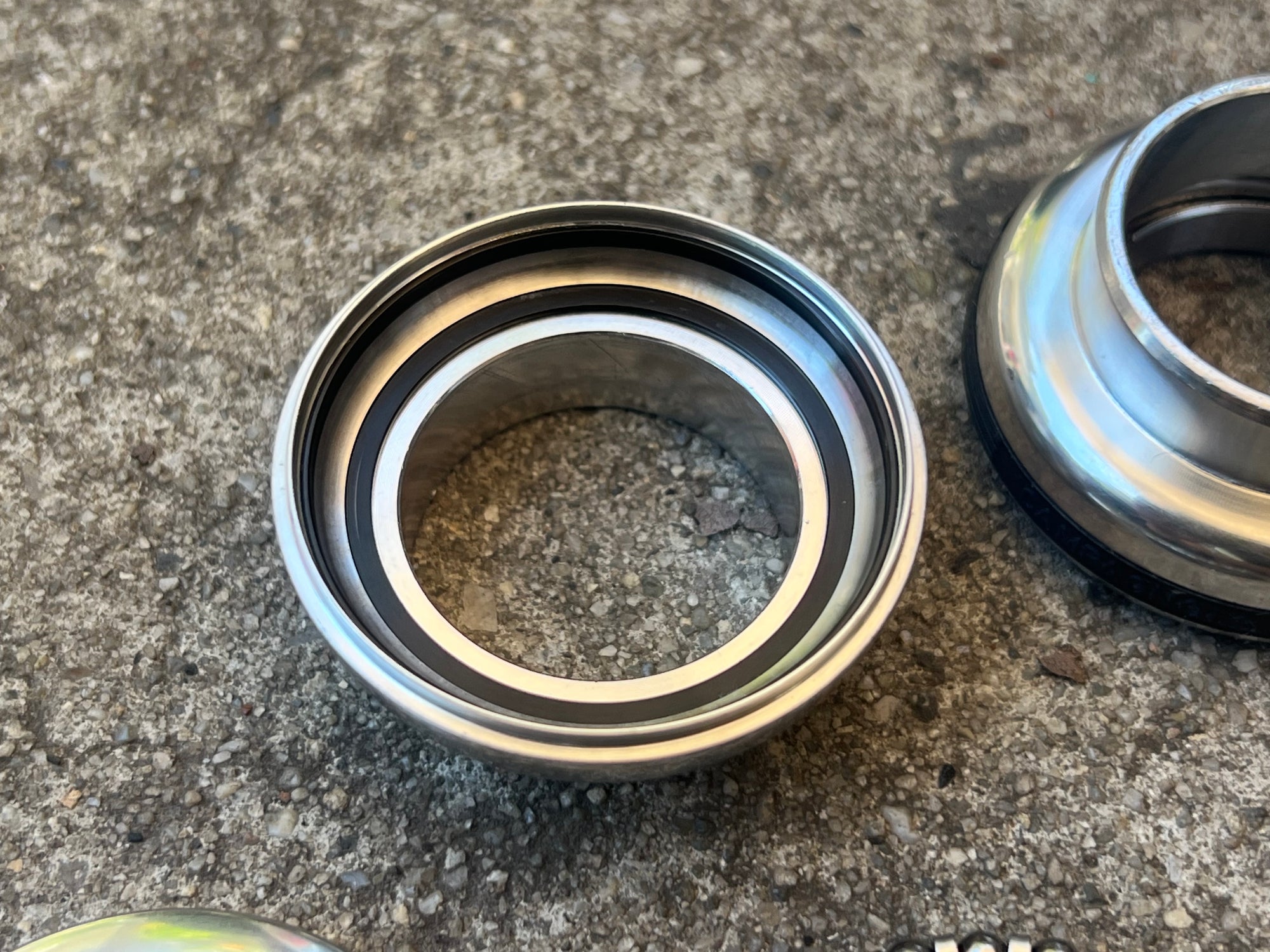 Campagnolo Record 1 1/8” Threadless Headset Vintage Road Track Bike Silver