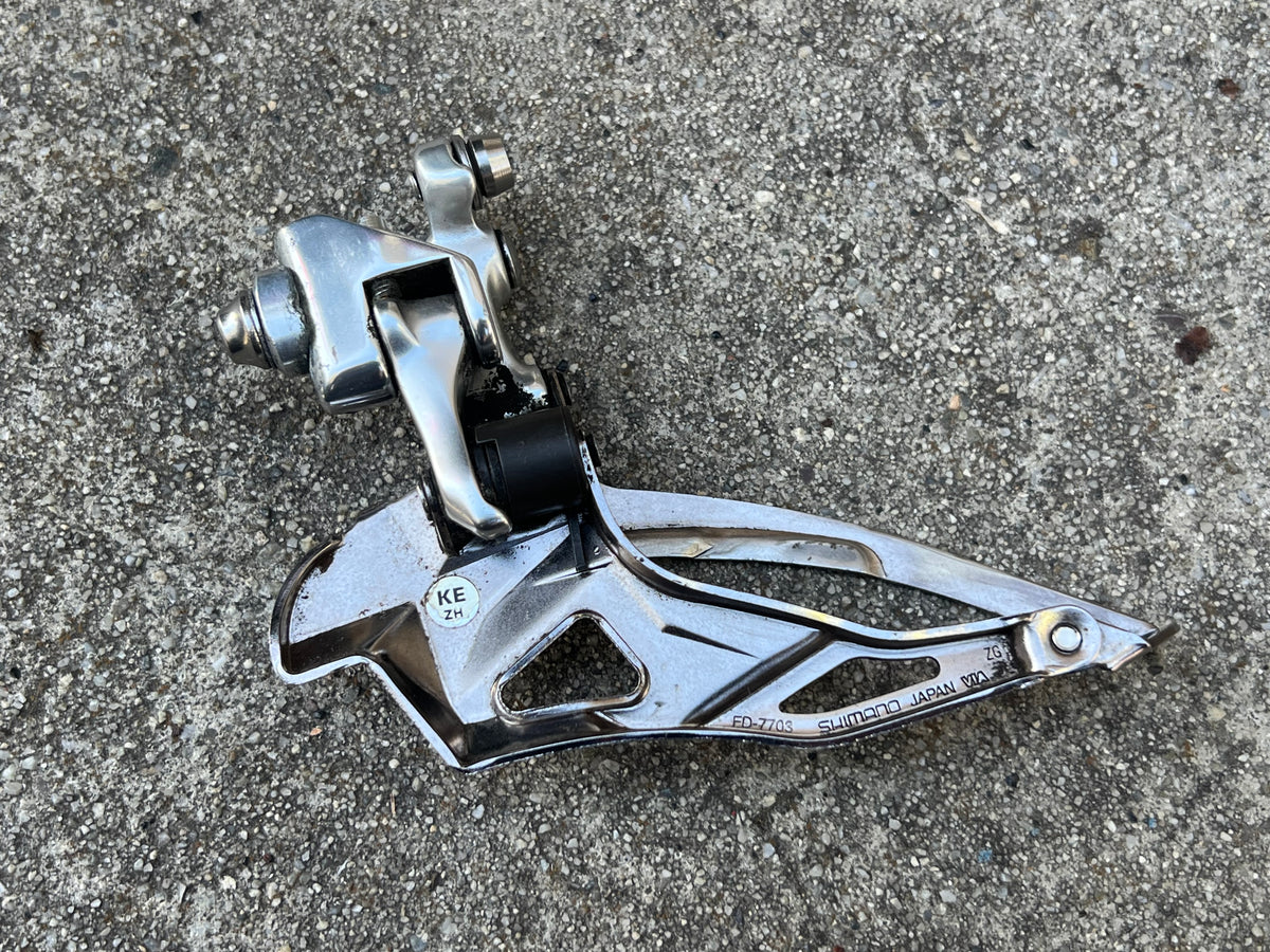 Shimano Dura Ace FD-7703 Triple 3x9 Speed Front Derailleur Braze On