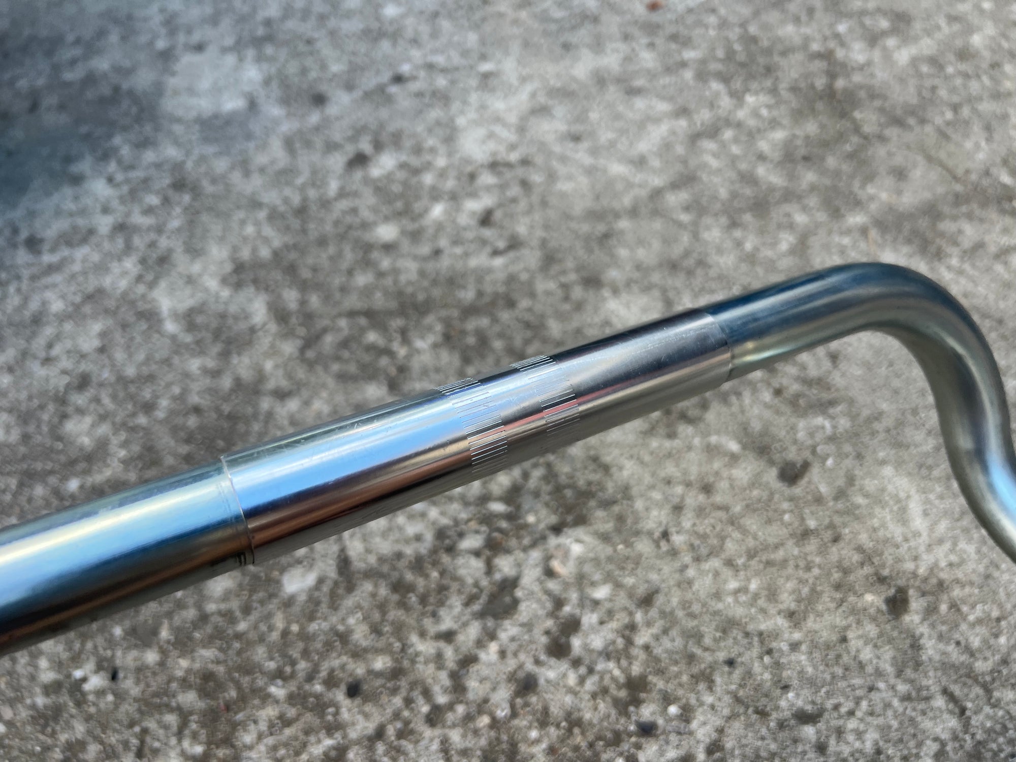 Sakae CT 25.4x410mm 41cm Vintage Road Silver Steel Drop Bars