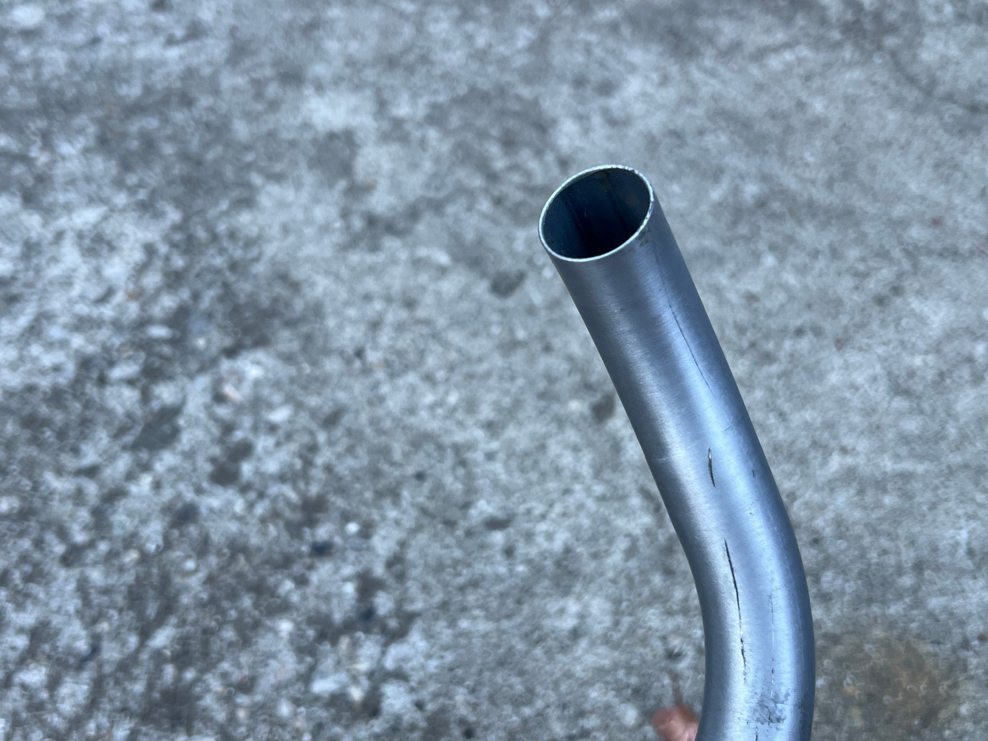 Scott AT-2 LF 25.4x530mm Bullhorn Bar End Bars Vintage MTB Gray