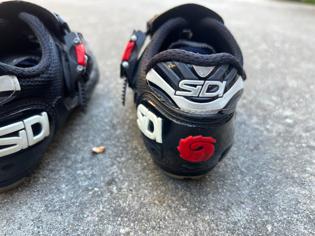 SIDI S-Pro Cycling Shoes 6.5 Men’s Size 39 EU EUR Road Bike Clipless Black Red