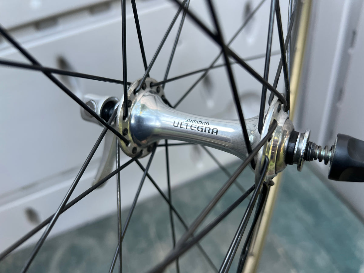 Shimano Ultegra 6500 Mavic CXP21 700c Gold 100/130 Clincher Wheelset Wheels