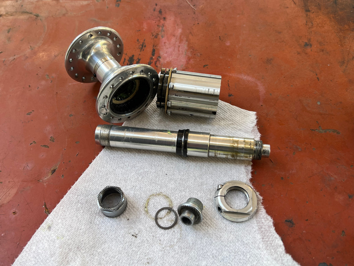 Campagnolo Record/Chorus 32H Hole 100/130mm Ultra Drive Hubs Hubset Silver Road