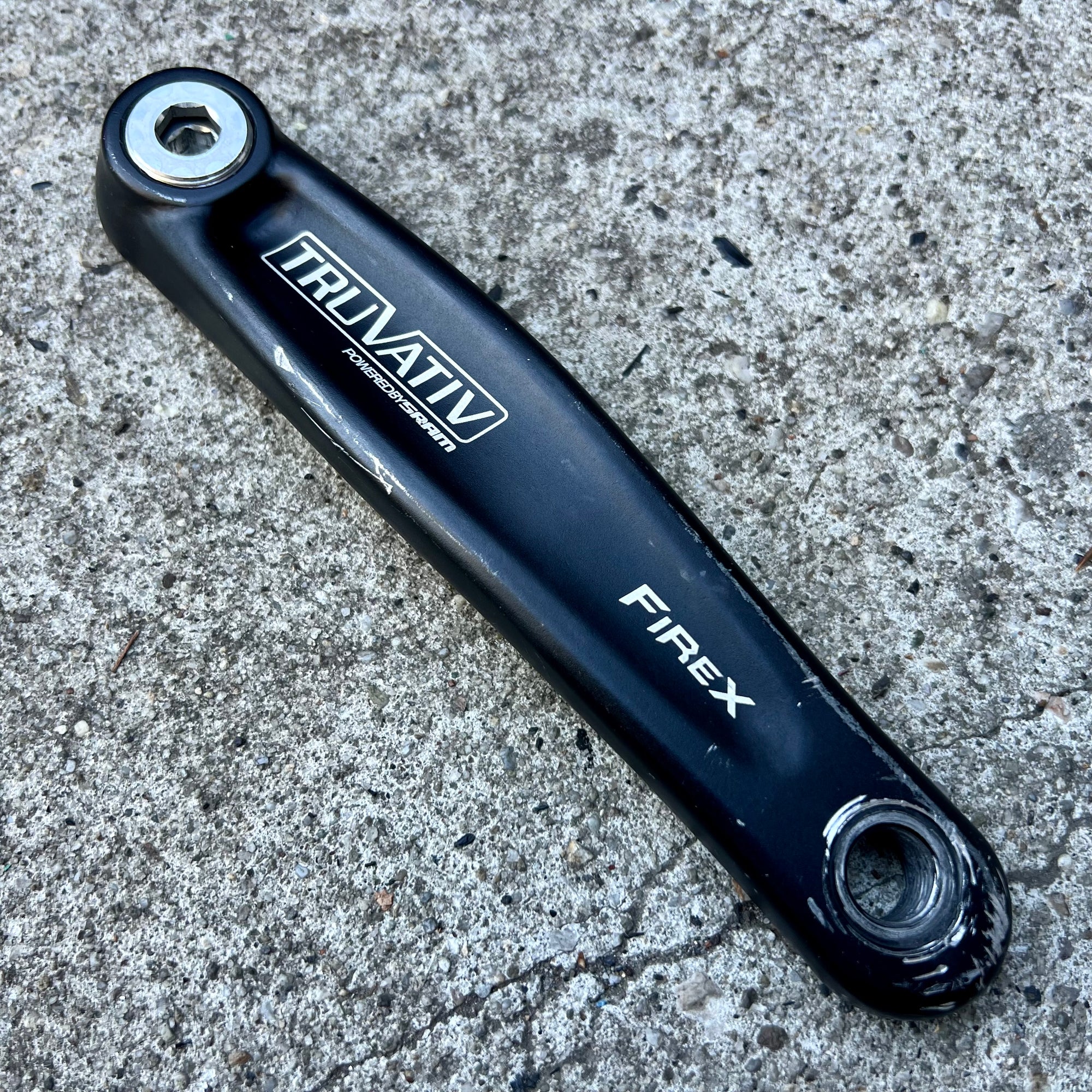 Truvativ FireX ISIS 170mm Non Drive Side Black Crank Arm w Self Extracting Bokt
