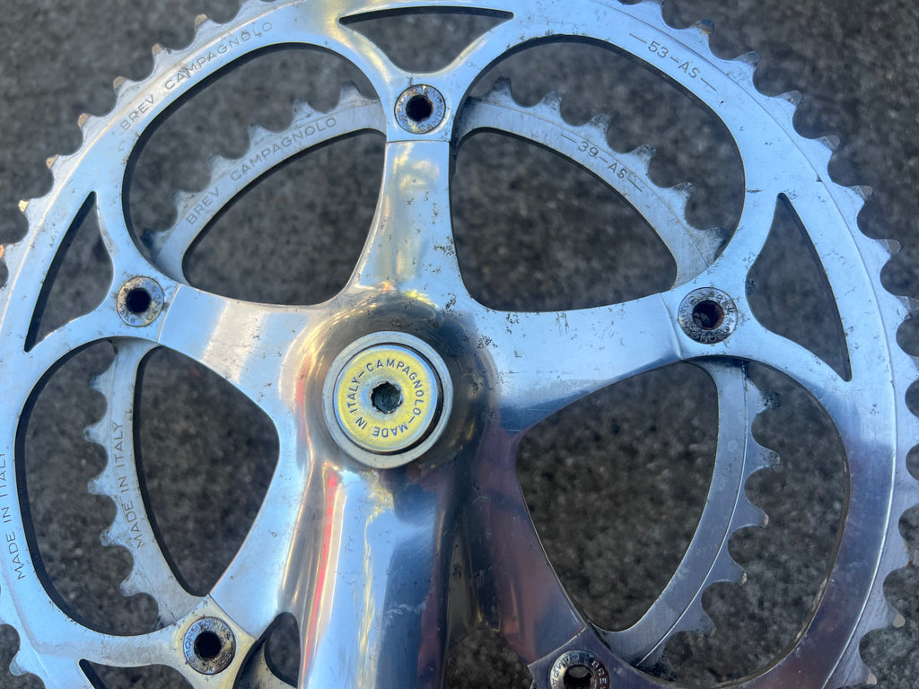 Campagnolo Chorus 8 Speed 172.5mm 53/39T Double Vintage Road Campy Crankset