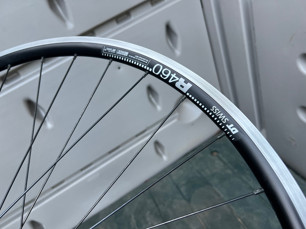 Shimano 105 5800 DT Swiss R460 700c 100/130 Road Black Clincher Wheelset Wheels