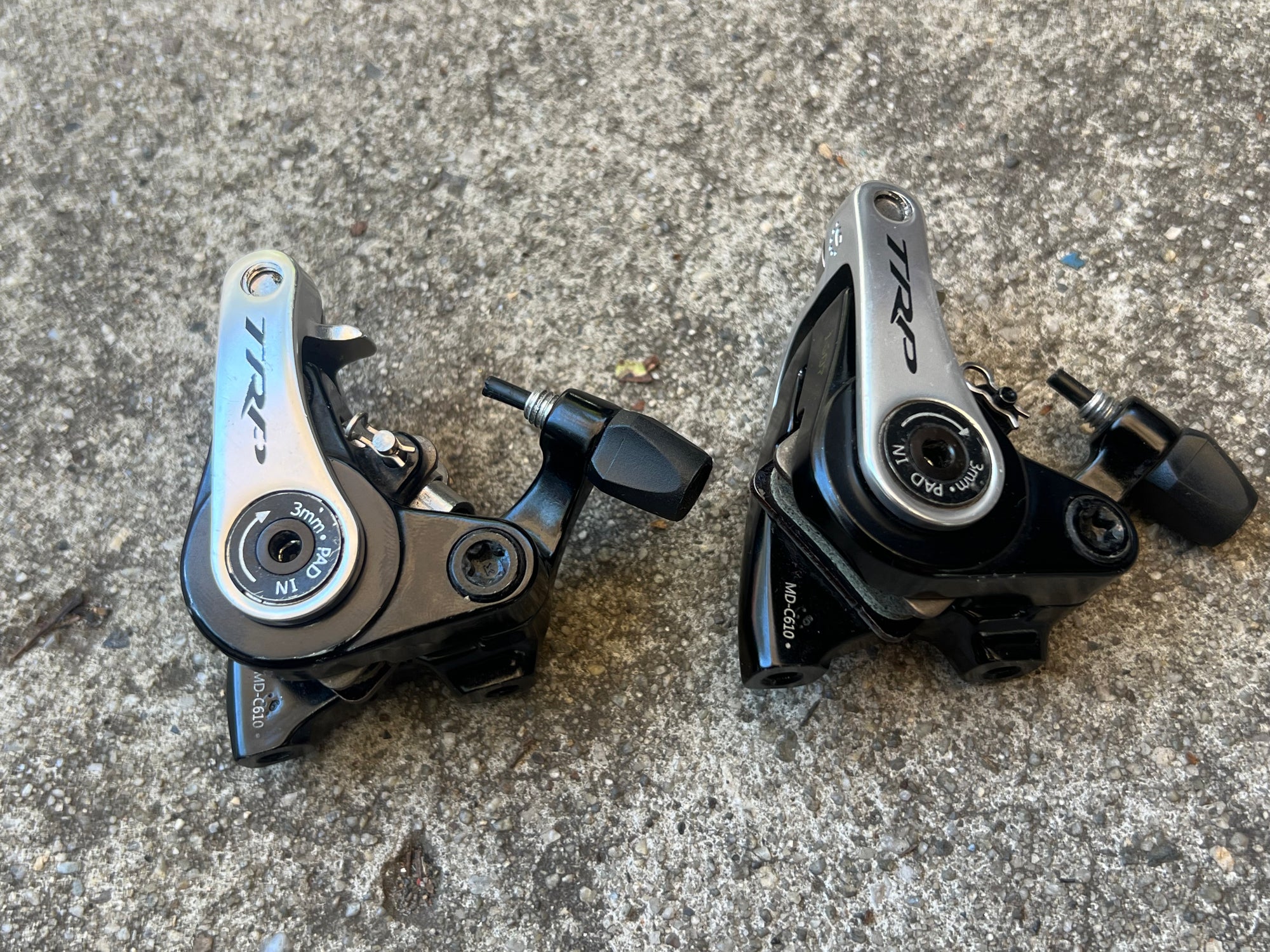 TRP Spyre Mechanical Flat Mount Disc Brake Set Brakes Road Gravel Bike Pair