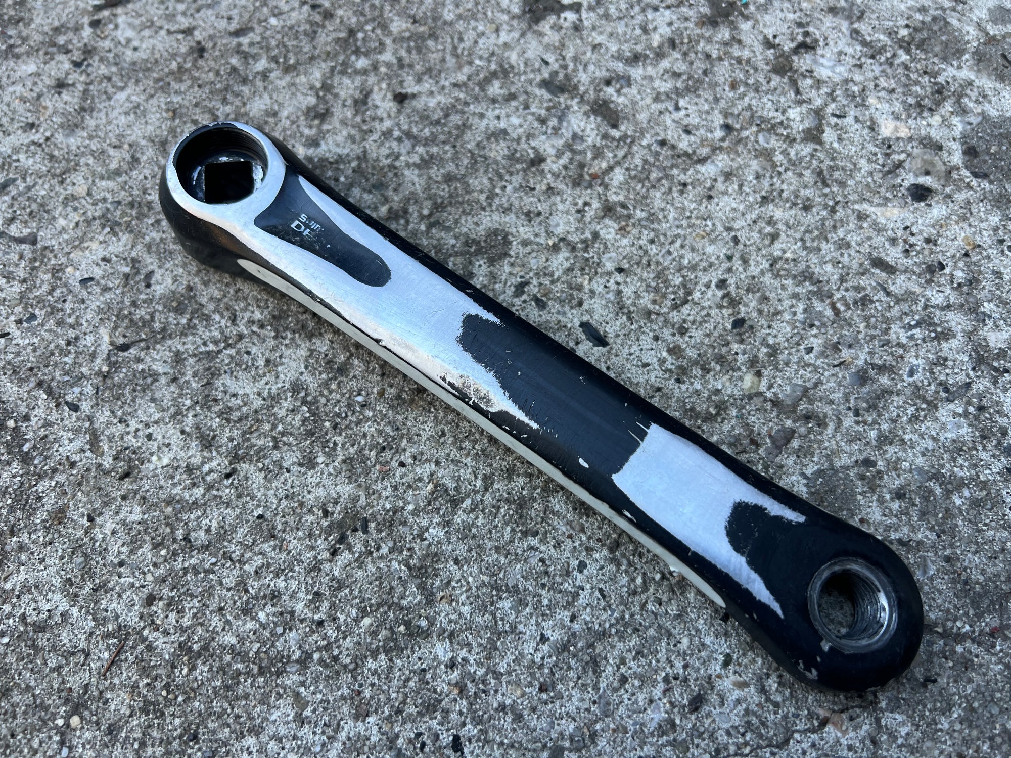 Shimano Deore LX 110/74 BCD FC-M560 175mm Triple Vintage MTB Black Crankset