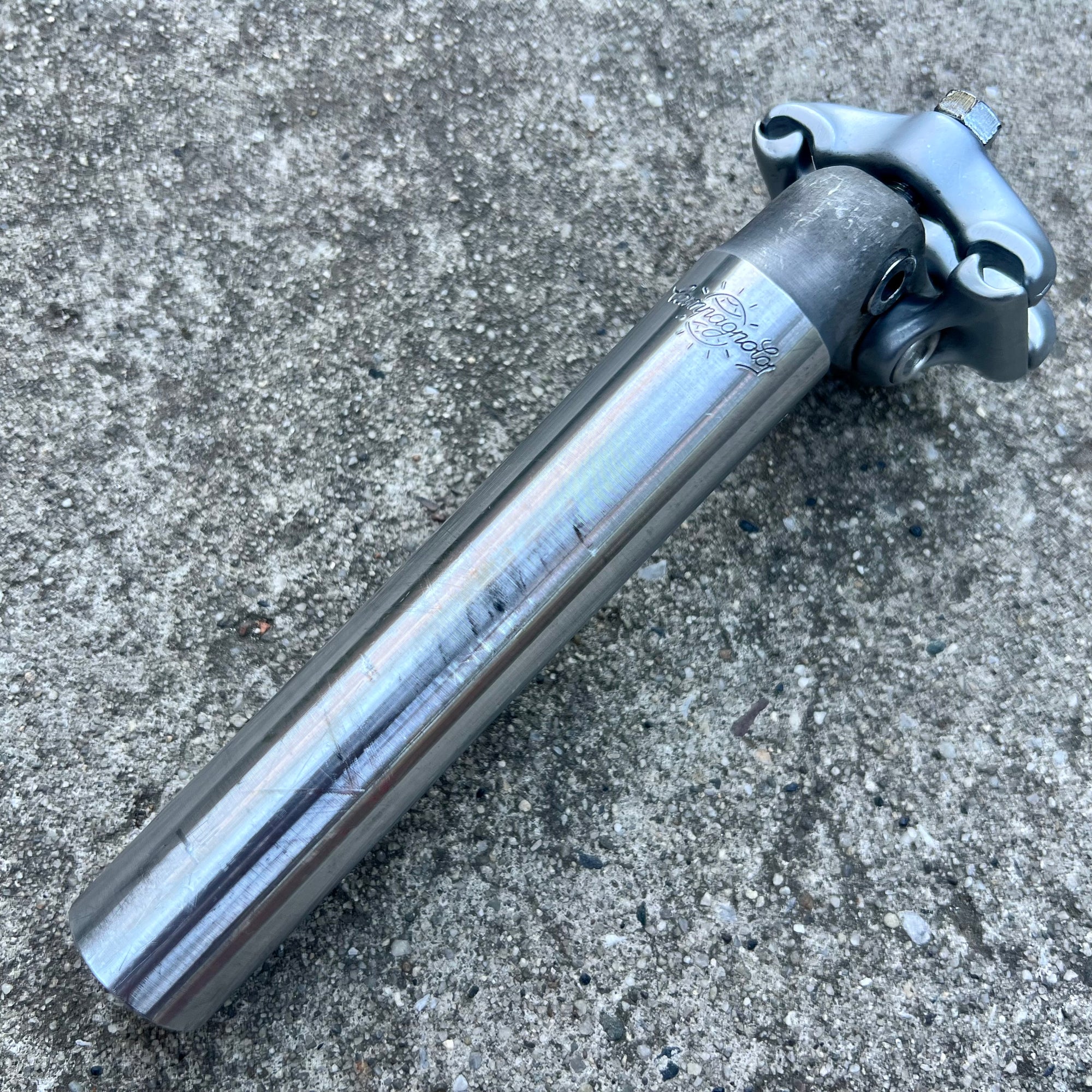 Campagnolo Nuovo Record 26.4x170mm Vintage Road Bike Silver Seatpost