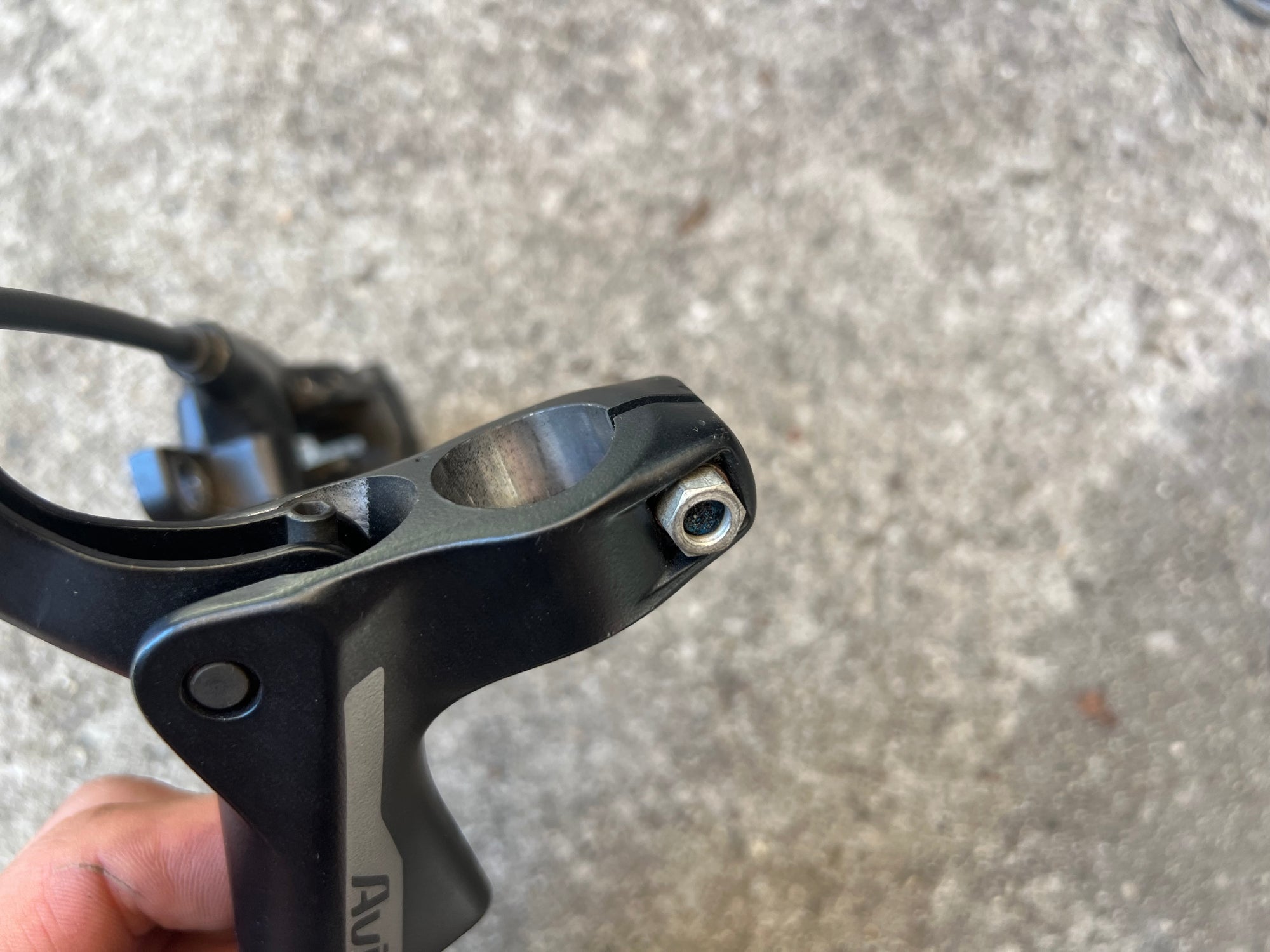 NO PADS Avid Front Hydraulic Disc Brake Black MTB Mountain Bike 2 Piston