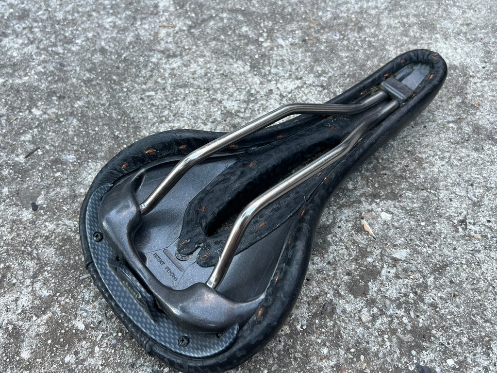 Terry Fly Titanium 275x135mm Saddle Vintage MTB Mountain Touring Road Black