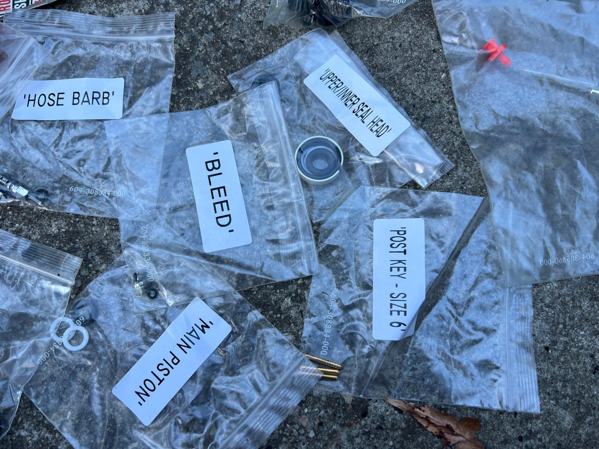 BIG RockShox Reverb Dropper Post Parts Lot Hydraulic Rebuild Service Kit