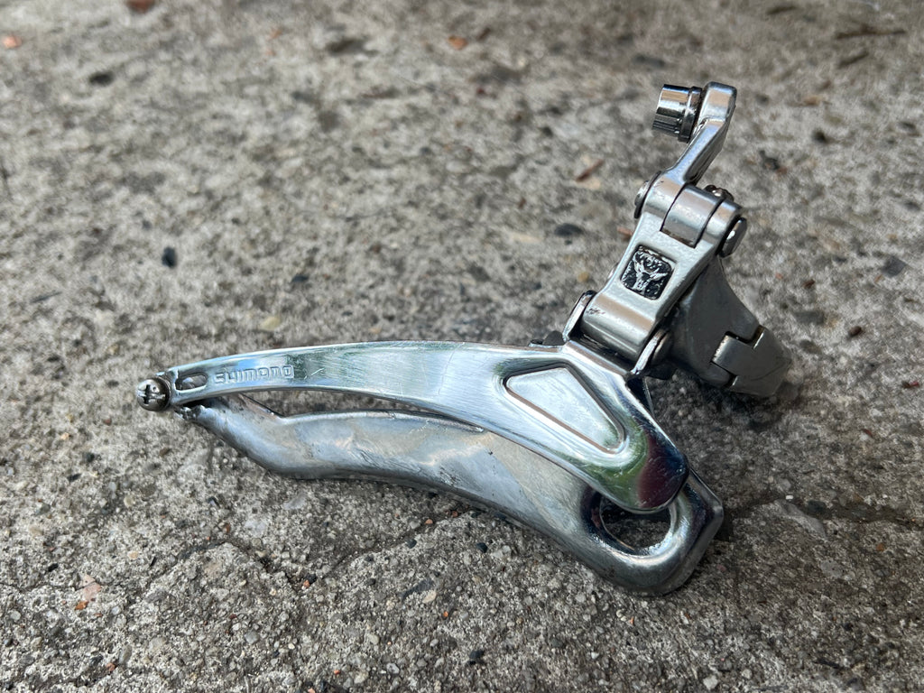 Shimano Deore XT FD-M700 Deerhead Front Derailleur 28.6mm Bottom Pull Triple Vintage MTB