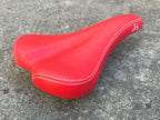 NOS NEW Brompton Red Comfort Saddle Folding Bike Commuter Hollow Cr-Mo Rails Hybrid